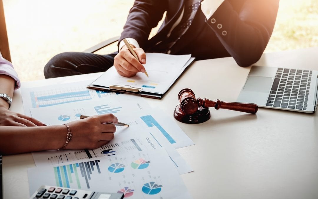 Business Law, Business Woman Consulted With Her Lawyer About Her
