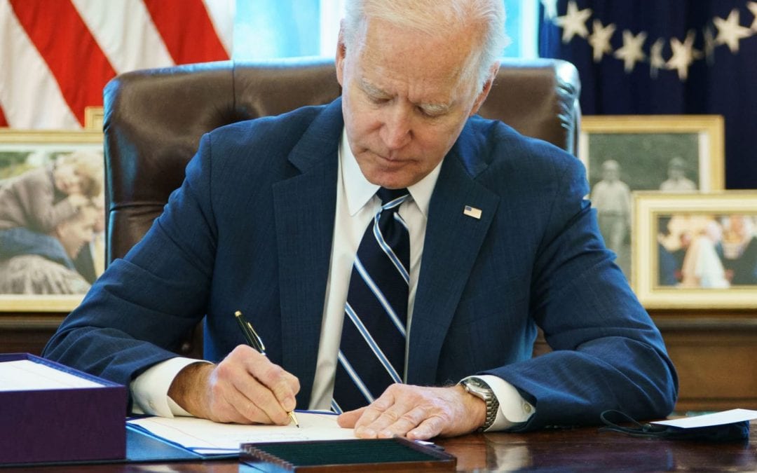 President Biden signs the American Rescue Plan