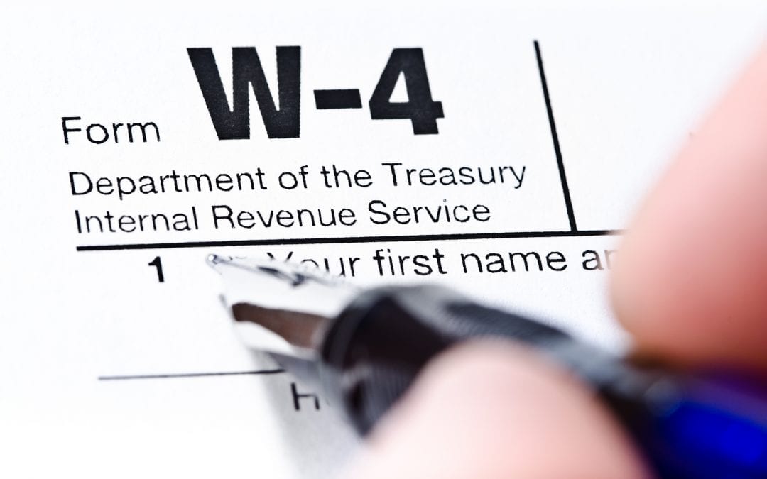 W-4 Tax Form